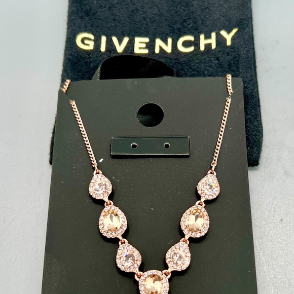 Givenchy 16”Y-Neck Crystal Necklace - Picture 5 of 6